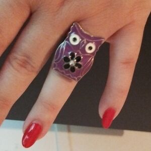 Vintage Owl Ring Size 7